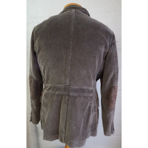 J Crew Ludlow Blazer Mens M Corduroy Unstructured Sports Coat Elbow Patch - Picture 5 of 11